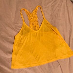 Yellow swing tank top
